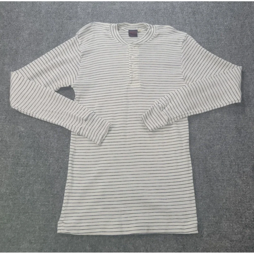 Vintage Patagonia Polypropylene Striped Thermal Base Layer Set Henley Made Japan